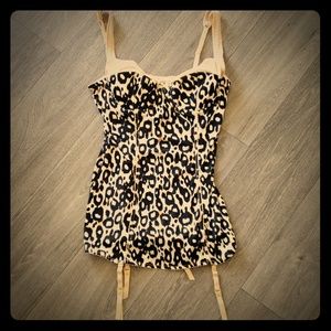 Animal print lingerie M
